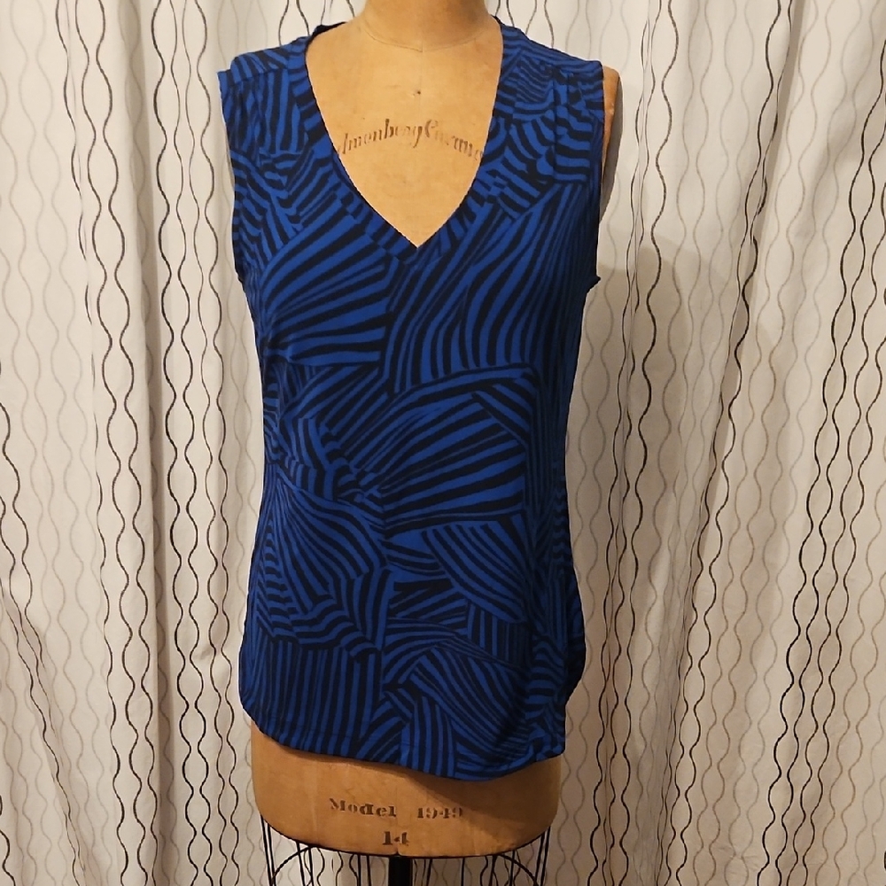 Banana Republic Geometric Blue Top